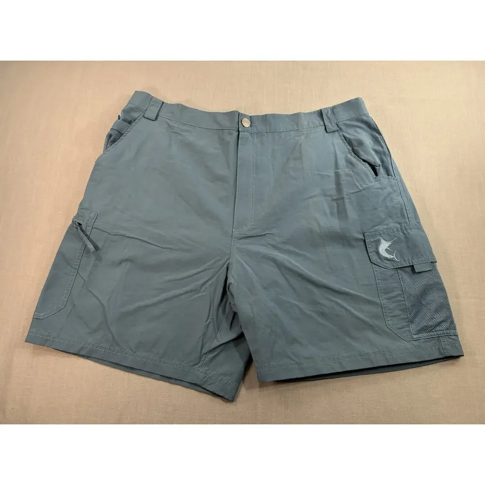 Reel Legends Tarpon Shorts Bundle Mens XL NWT Fishing Performance Blue Brown